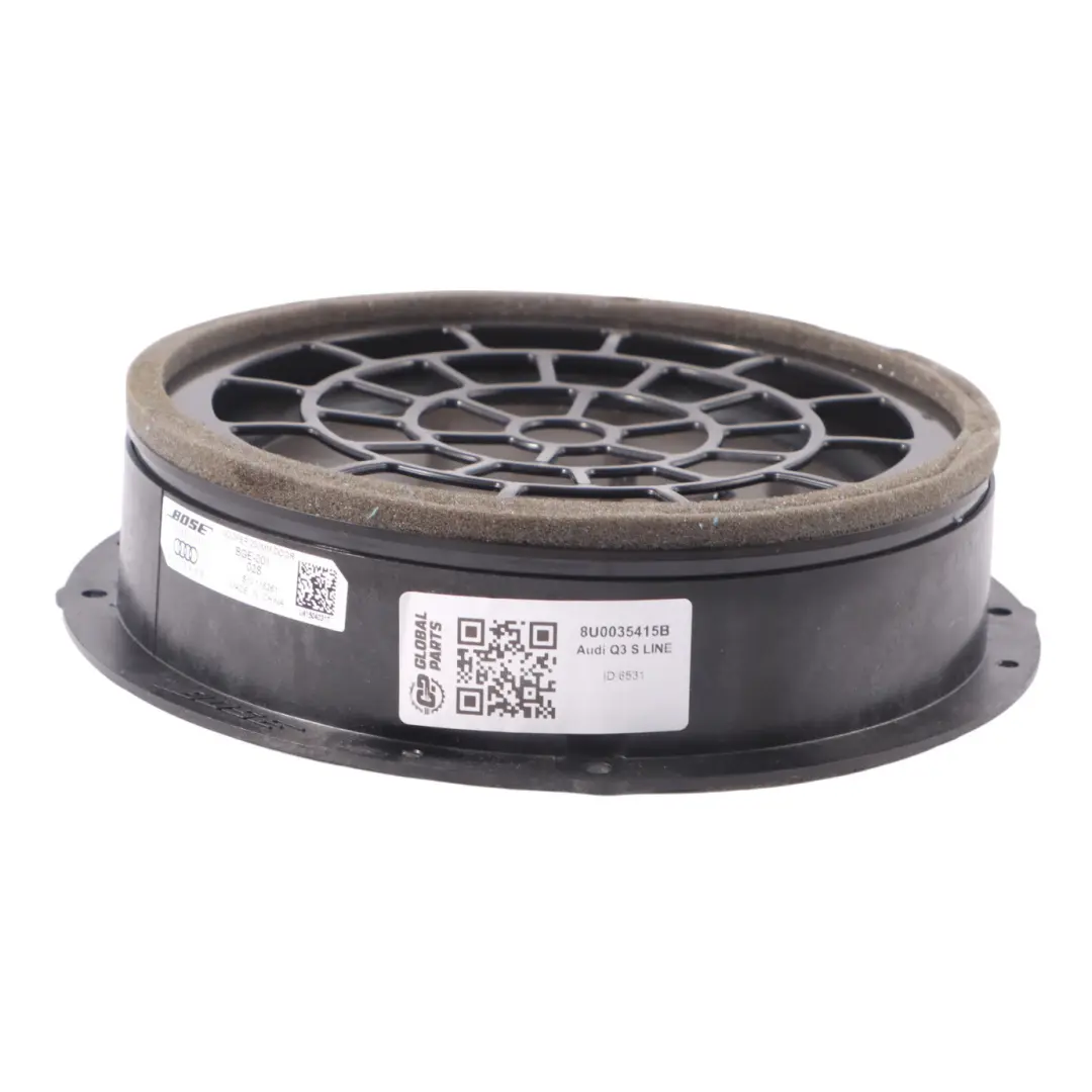 Speaker BOSE Door Front Right Left N/O/S 200mm Audi Q3 8U - SKU 8U0035415B - Part number 8U0035415B
