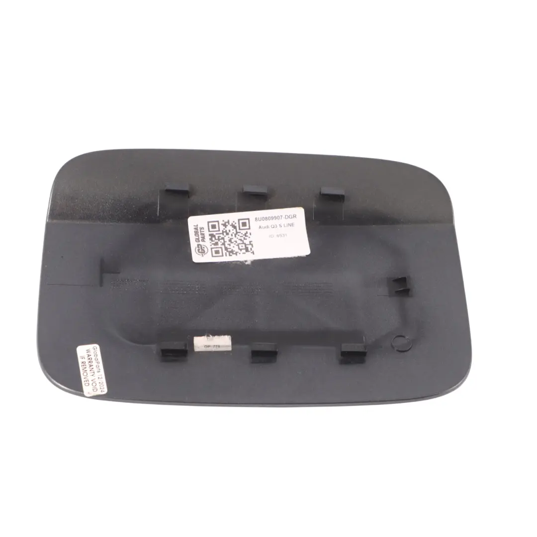 Audi Q3 8U Coperchio sportello rifornimento carburante Grigio Daytona - SKU 8U0809907-DGR - Numero di parte 8U0809907