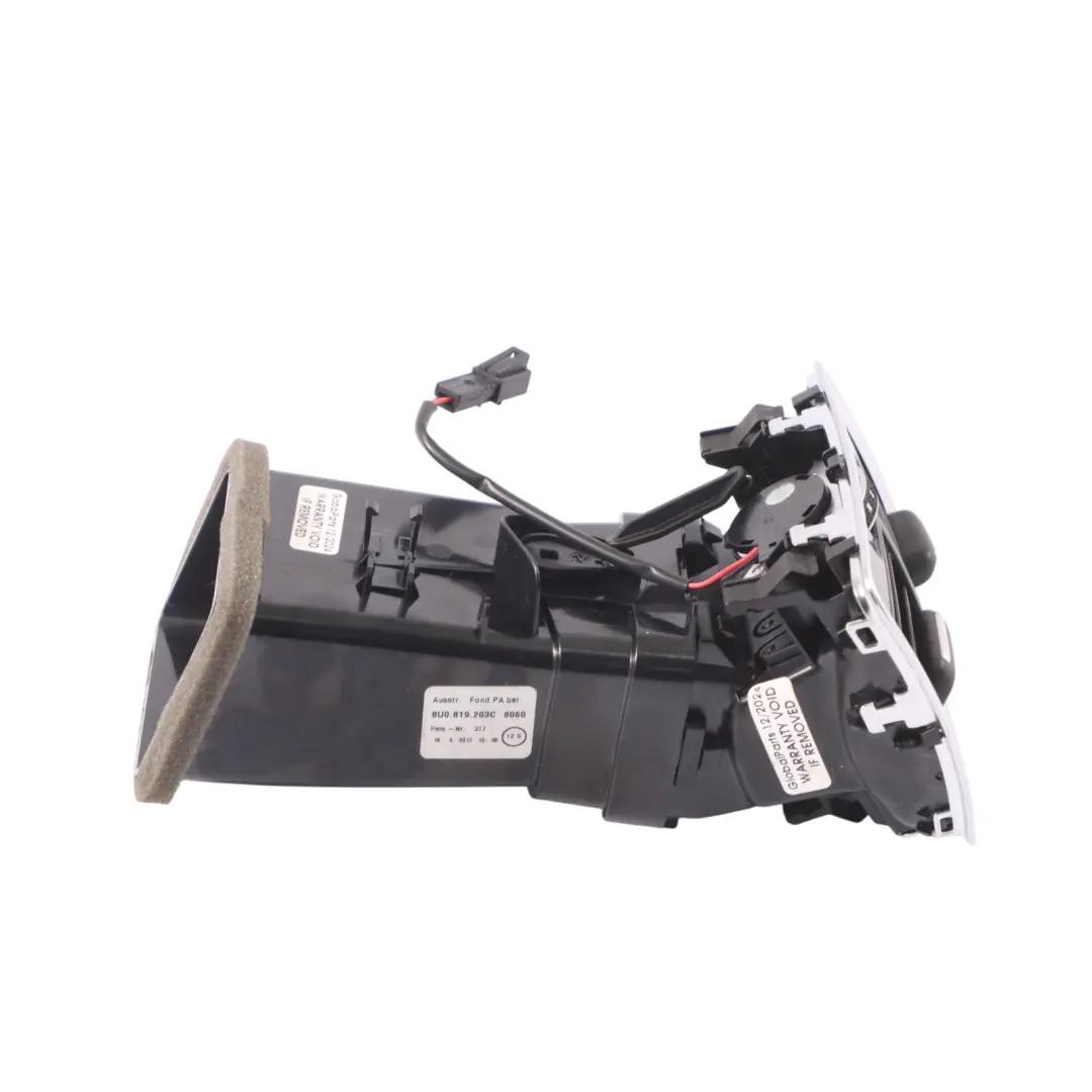 Audi Q3 S Line Centre Console Cover Air Vent Trim Rear Panel - SKU 8U0819203C - Part number 8U0819203C
