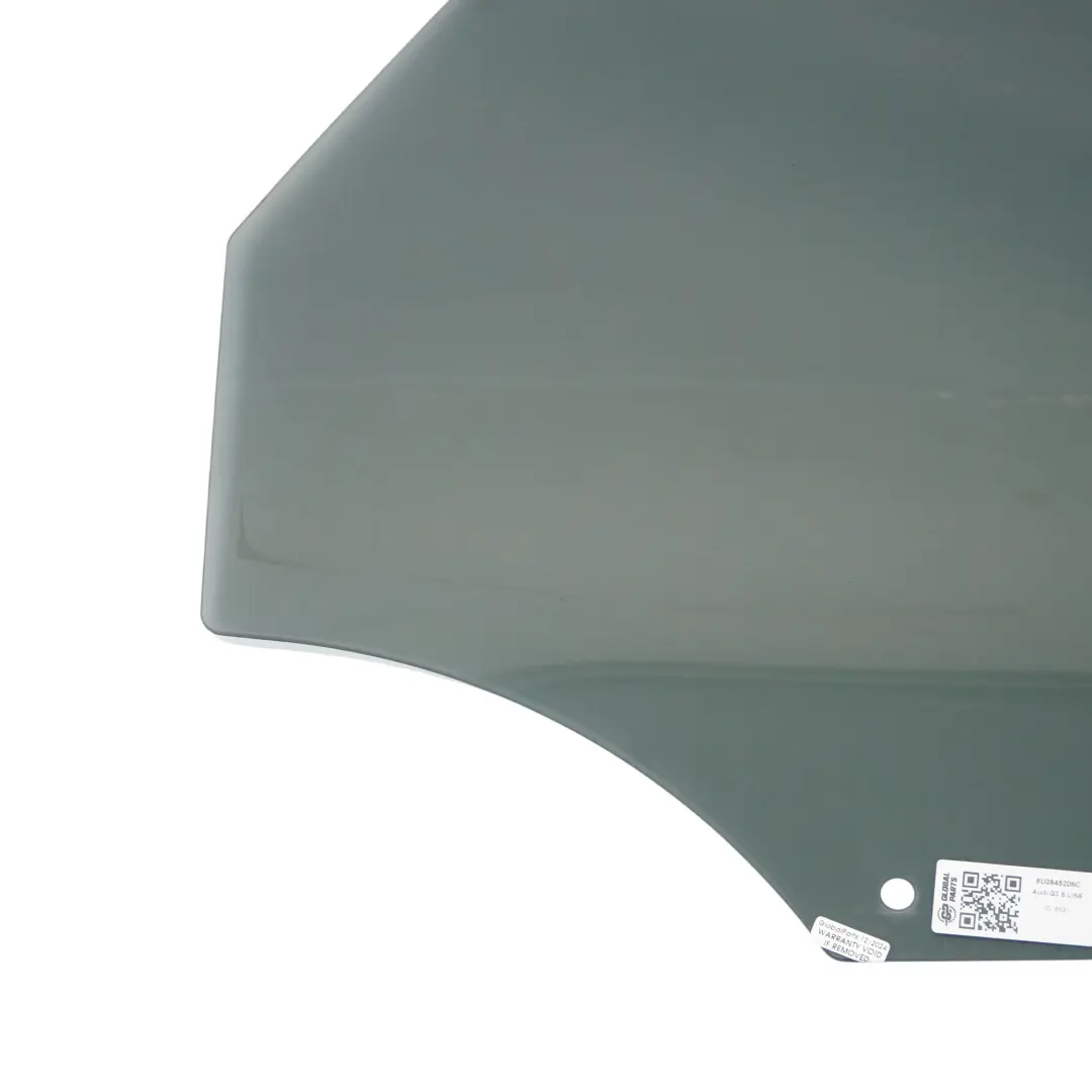 Vetro Laterale Porta Posteriore Destra Colorato AS3 per Audi Q3 8U con numero di parte 8U0845206C Audi Q3 8U Vetro Laterale Porta Posteriore Destra Colorato AS3 - SKU 8U0845206C - Numero di parte 8U0845206C