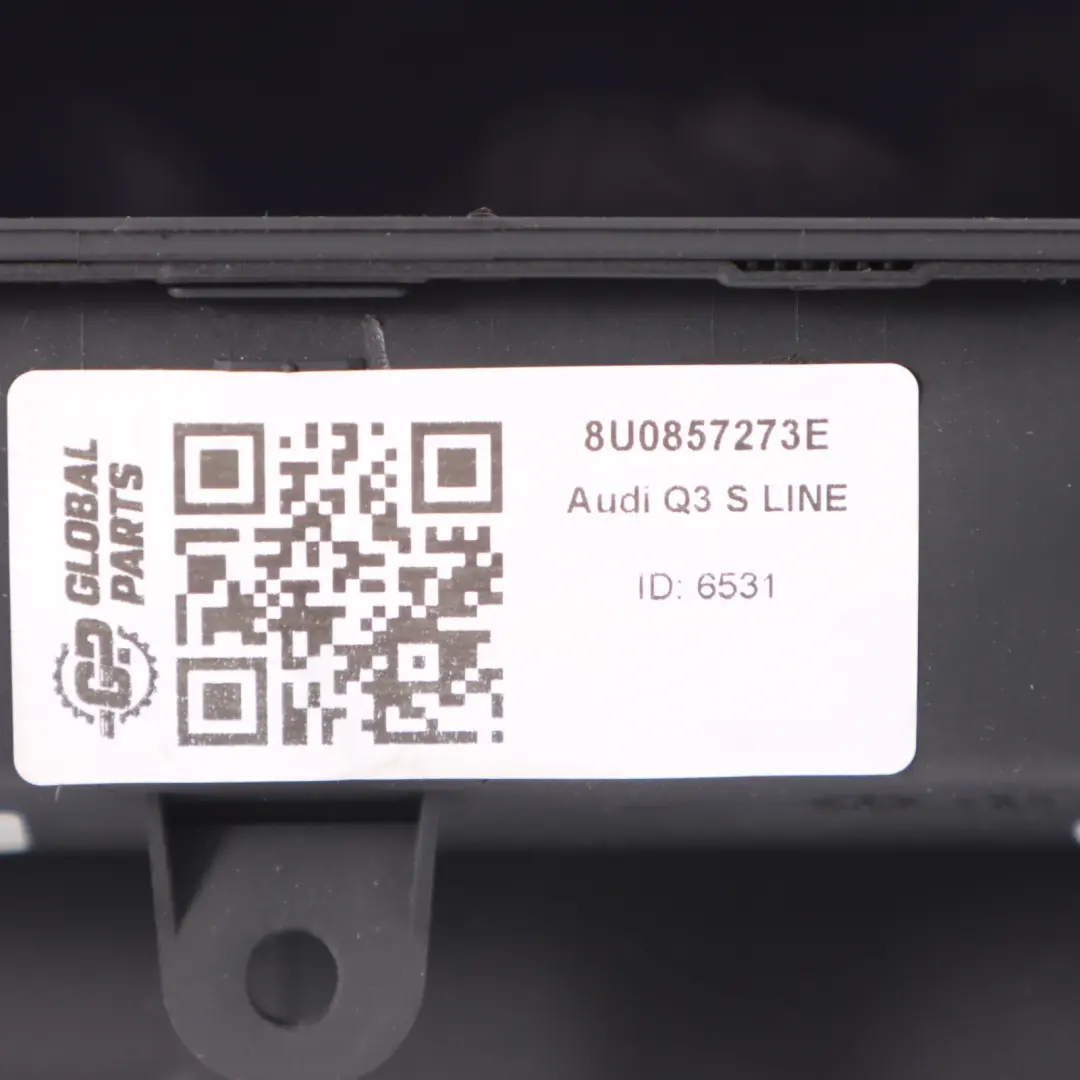 Audi Q3 S Line Multimedia Radio Sat Nav Screen Display Head Unit - SKU 8U0857273E - Part number 8U0857273E