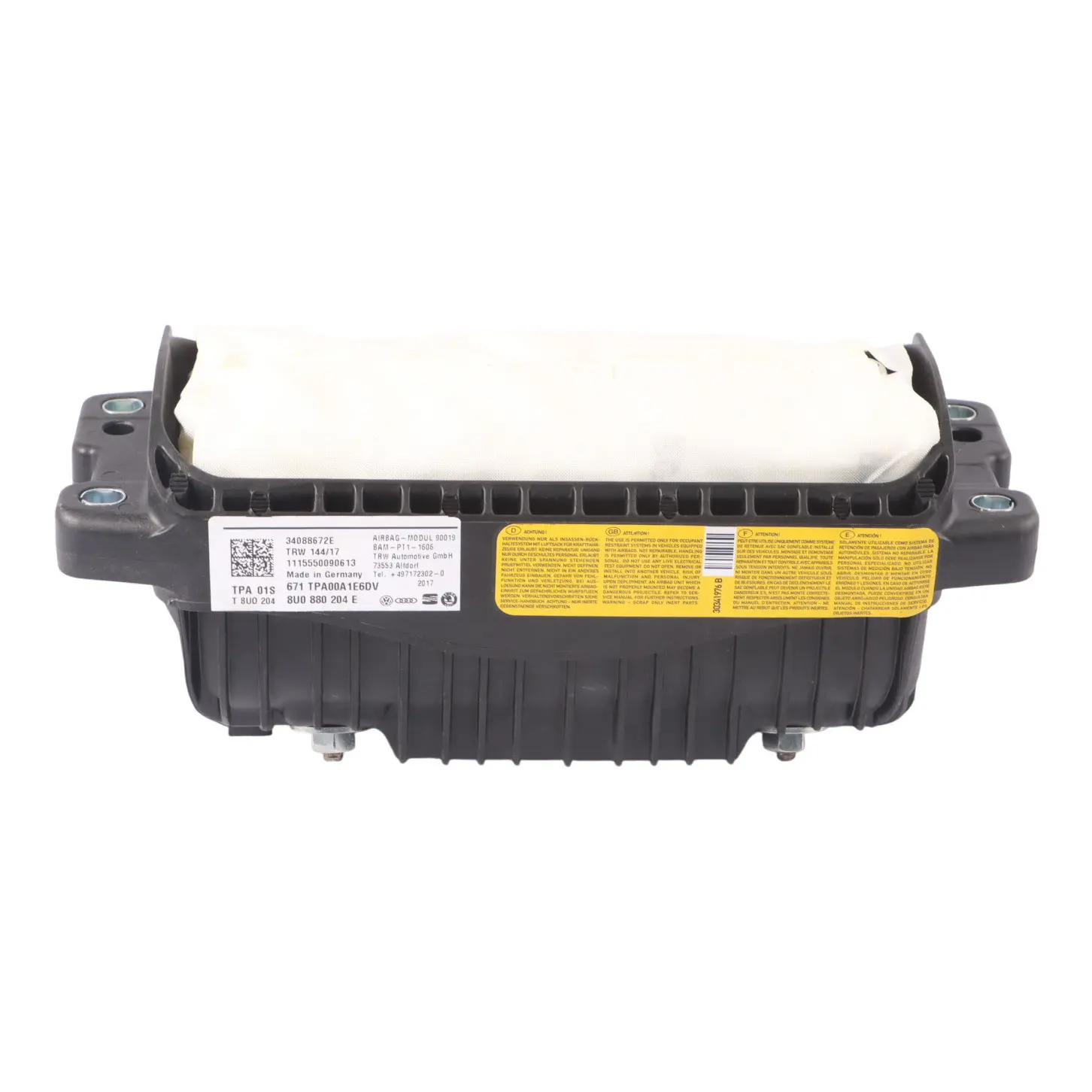 Audi Q3 S Line Module d'air Unité de tableau de bord passager 8U0880204E