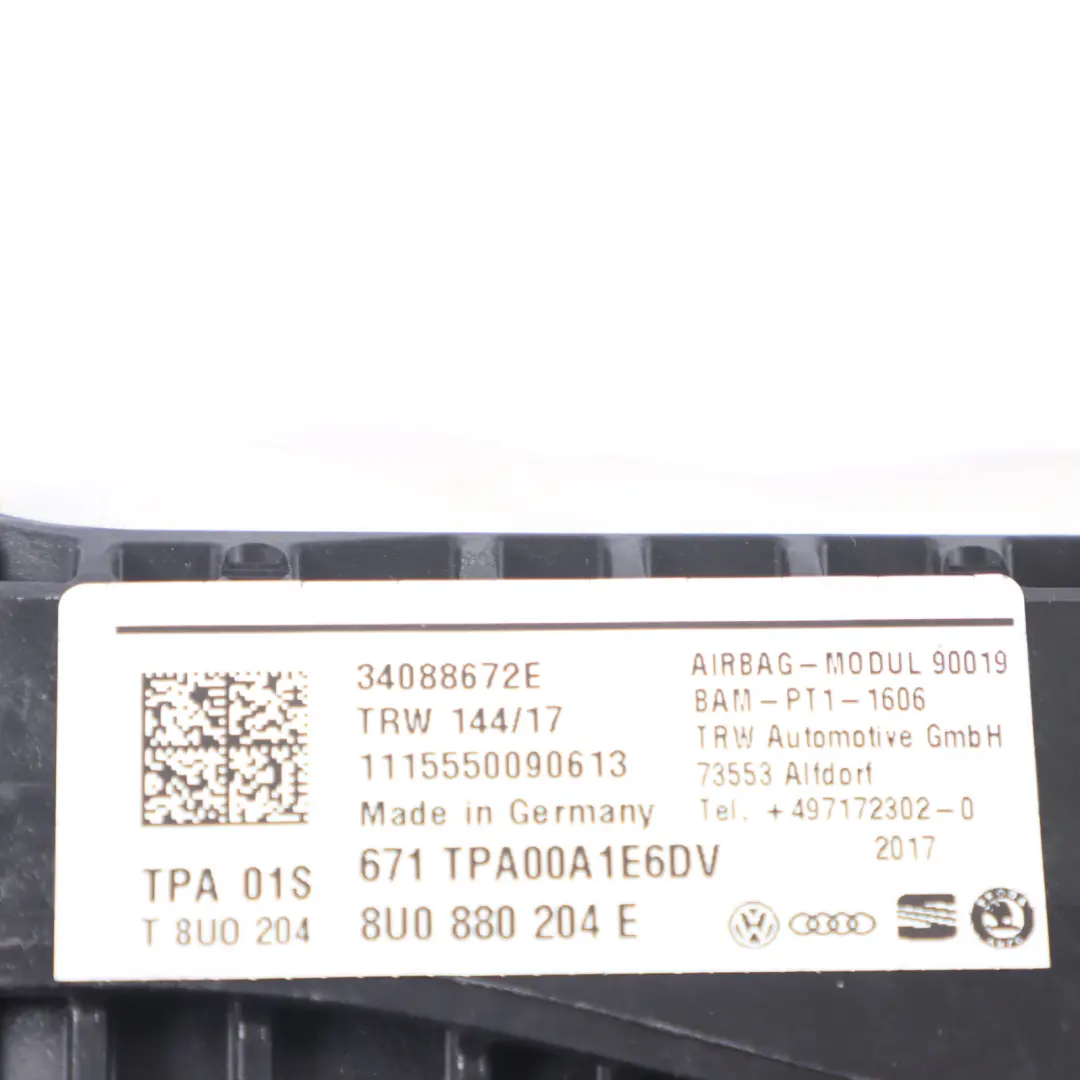 Audi Q3 S Line Poduszka Powietrzna Pasażera - SKU 8U0880204E - Numer Części 8U0880204E