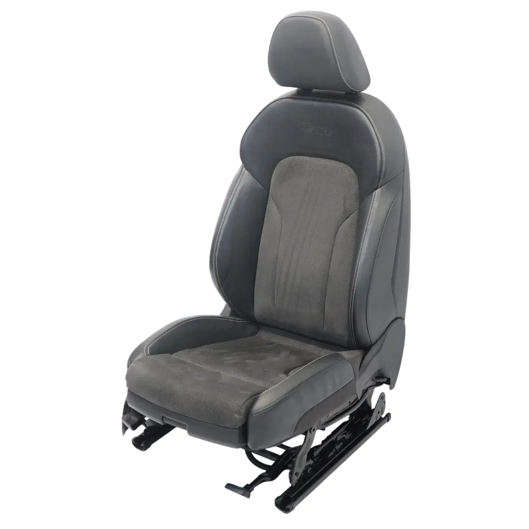 Asiento Delantero Derecho S-Line Calefactado Medio Cuero Negro para Audi Q3 8U Sport con número de pieza 8U0881806AL Audi Q3 8U Sport Asiento Delantero Derecho S-Line Calefactado Medio Cuero Negro - SKU 8U0881806AL-2 - Número de pieza 8U0881806AL