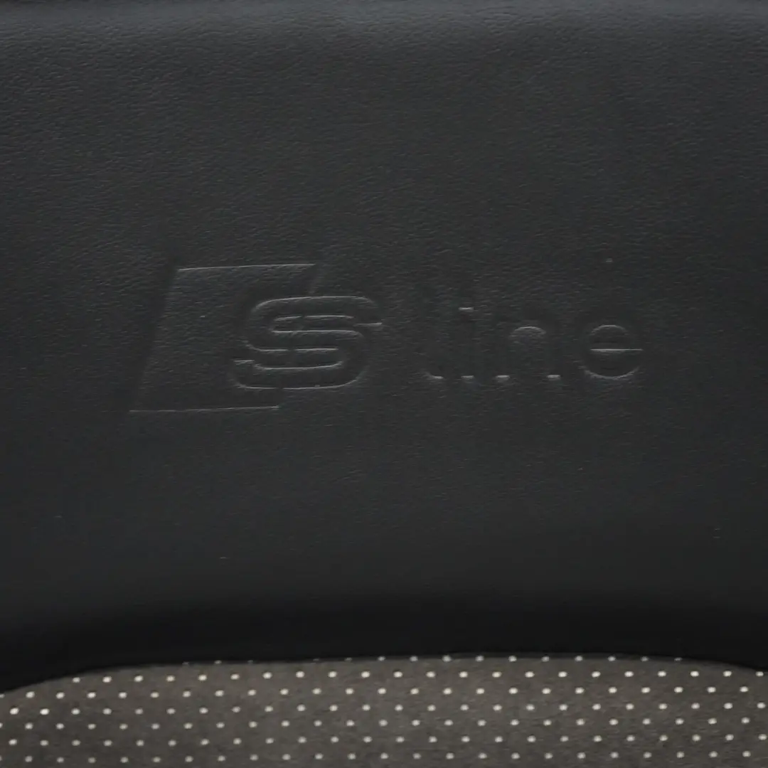 Front Right O/S S-Line Heated Half Leather Black Silver to Audi Q3 8U Sport Seat with Part number 8U0881806AL Audi Q3 8U Sport Seat Front Right O/S S-Line Heated Half Leather Black Silver - SKU 8U0881806AL-2 - Part number 8U0881806AL