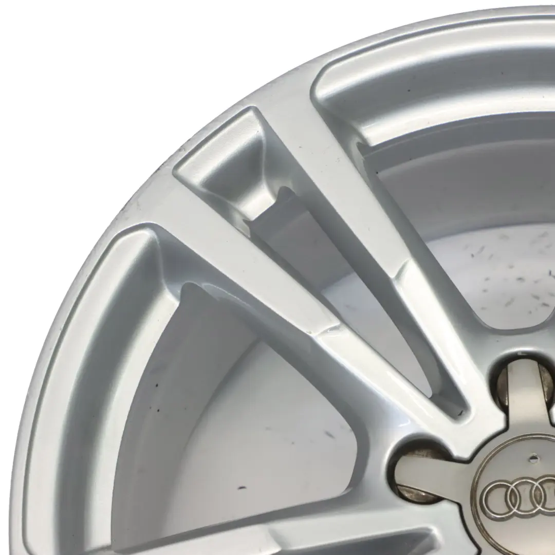  Llanta de aleación plateada Audi A3 8V 18" 8J ET46 Star Spoke 8V0601025BC - SKU 8V0601025BC-1 - Número de pieza 8V0601025BC-1