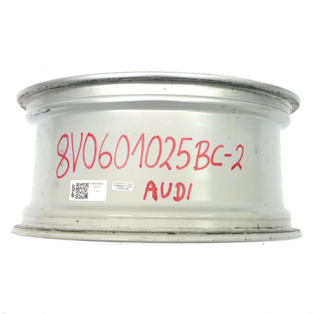 Audi A3 8V Silberne Leicht Metall Felge 18" 8J ET46 Sternspeiche - SKU 8V0601025BC-2 - Teilenummer 8V0601025BC