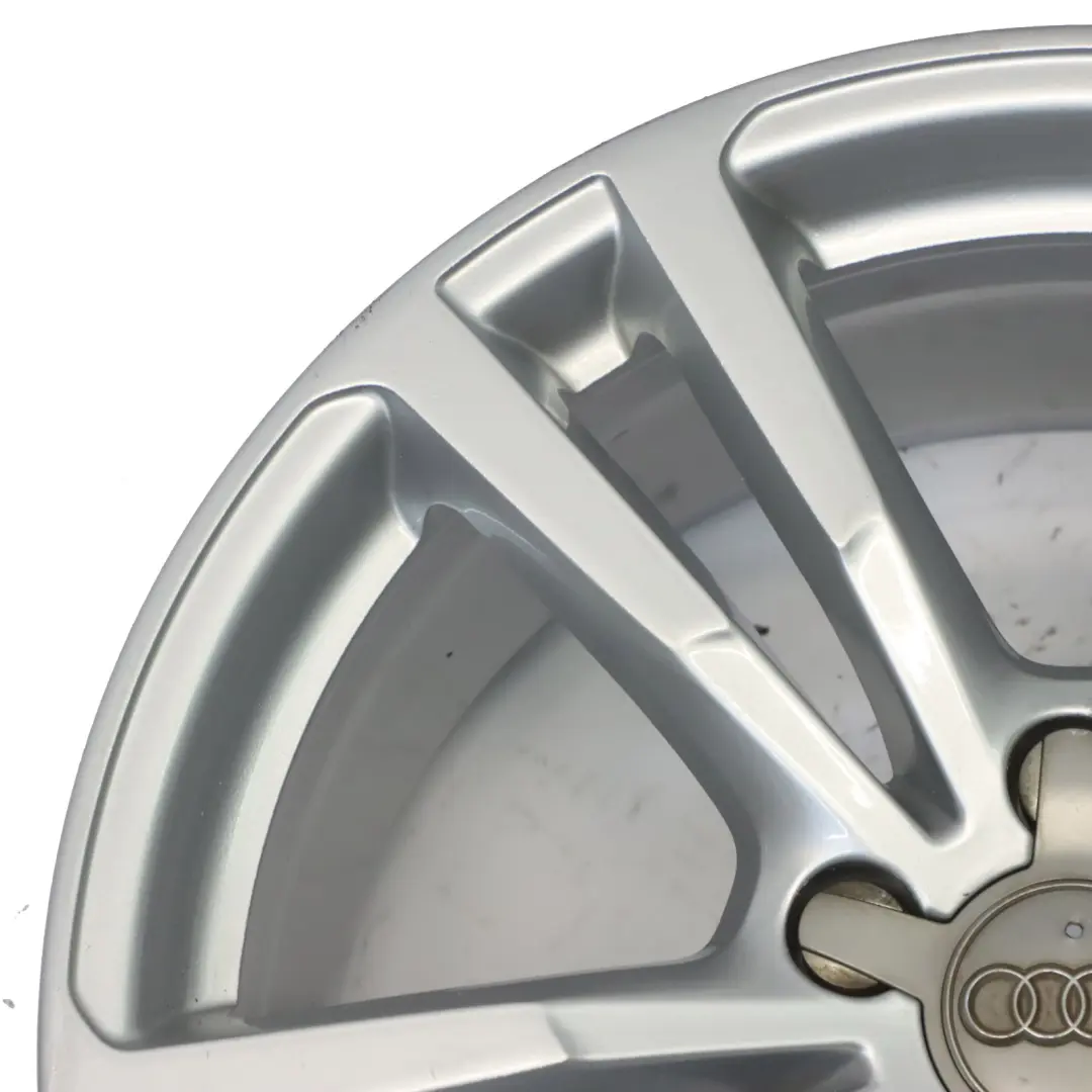  Llanta de aleación plateada Audi A3 8V 18" 8J ET46 Star Spoke - SKU 8V0601025BC-2 - Número de pieza 8V0601025BC
