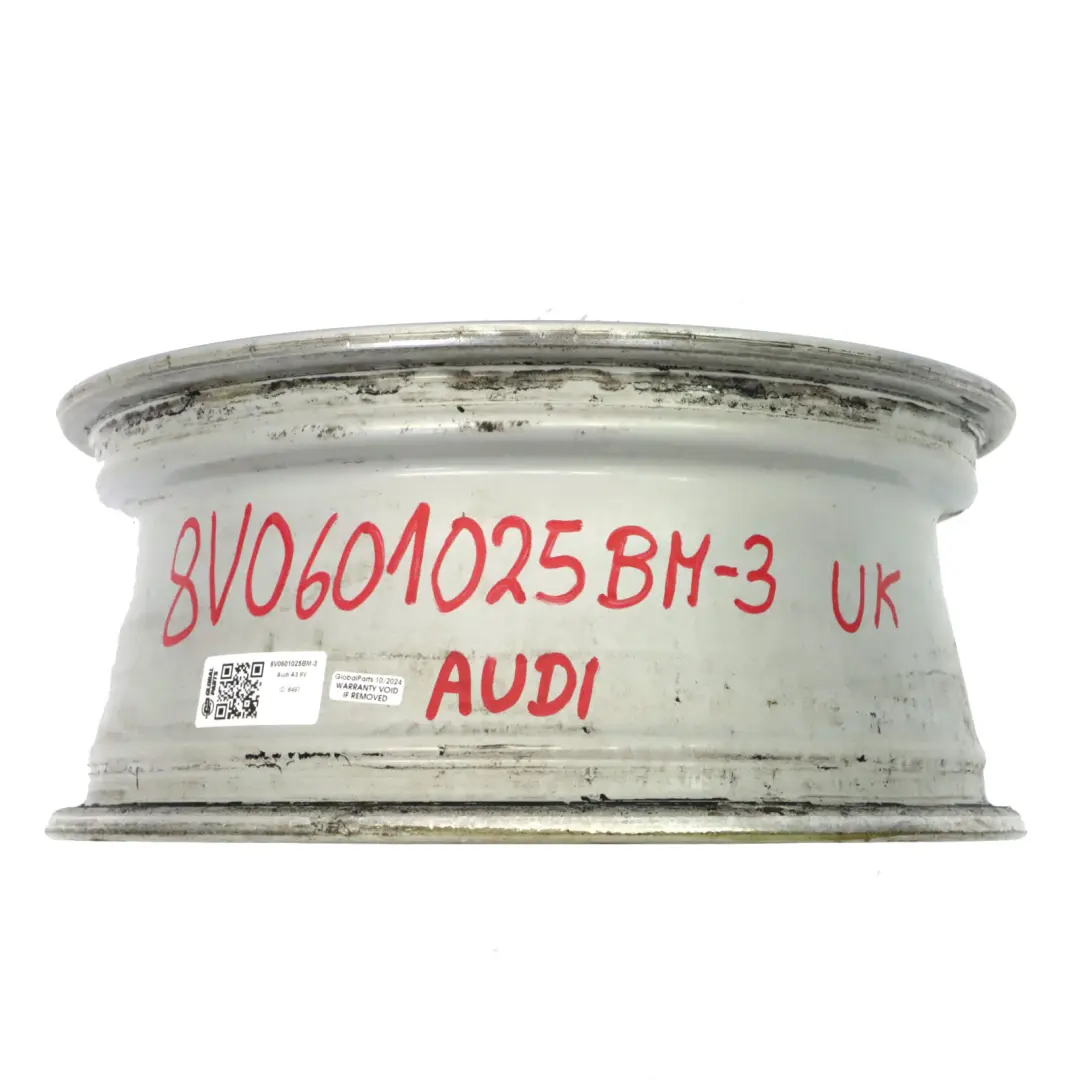Audi A3 8V Silver Wheel Alloy Rim 16" 6.5J ET46 - SKU 8V0601025BM-3 - Part number 8V0601025BM