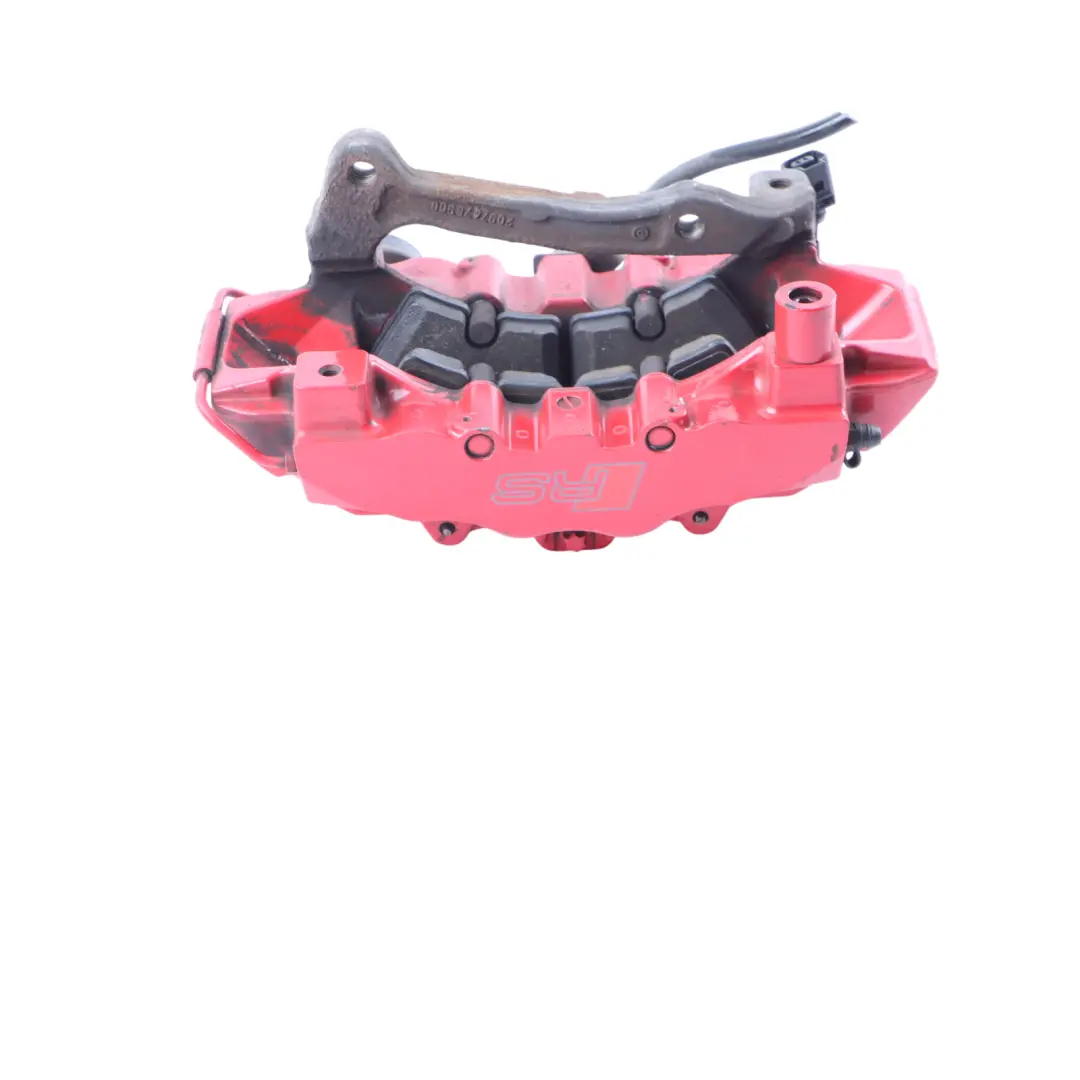 Brake Caliper Red Front Right O/S to Audi RS3 8V 2.5 TFSI Quattro with Part number 8V0615108C Audi RS3 8V 2.5 TFSI Quattro Brake Caliper Red Front Right O/S - SKU 8V0615108C - Part number 8V0615108C