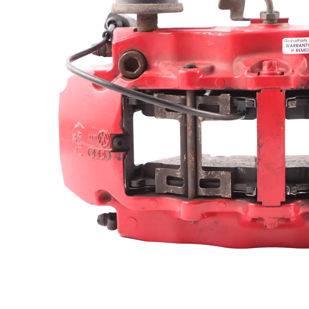 Brake Caliper Red Front Right O/S to Audi RS3 8V 2.5 TFSI Quattro with Part number 8V0615108C Audi RS3 8V 2.5 TFSI Quattro Brake Caliper Red Front Right O/S - SKU 8V0615108C - Part number 8V0615108C