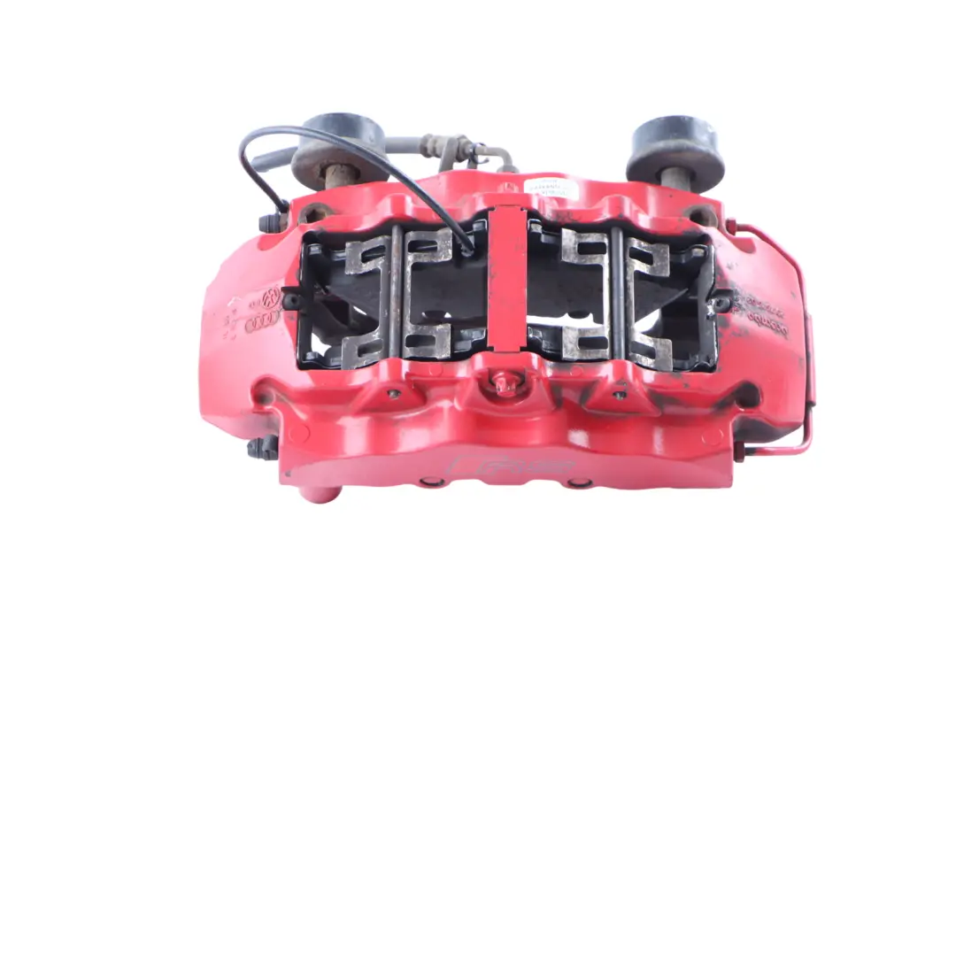 Brake Caliper Red Front Right O/S to Audi RS3 8V 2.5 TFSI Quattro with Part number 8V0615108C Audi RS3 8V 2.5 TFSI Quattro Brake Caliper Red Front Right O/S - SKU 8V0615108C - Part number 8V0615108C