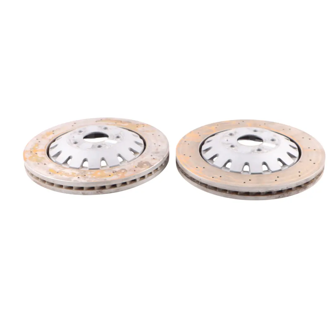 Brake Disc Front Left Right N/O/S Set to Audi RS3 8V 2.5 TFSI Quattro with Part number 8V0615301S Audi RS3 8V 2.5 TFSI Quattro Brake Disc Front Left Right N/O/S Set - SKU 8V0615301S - Part number 8V0615301S
