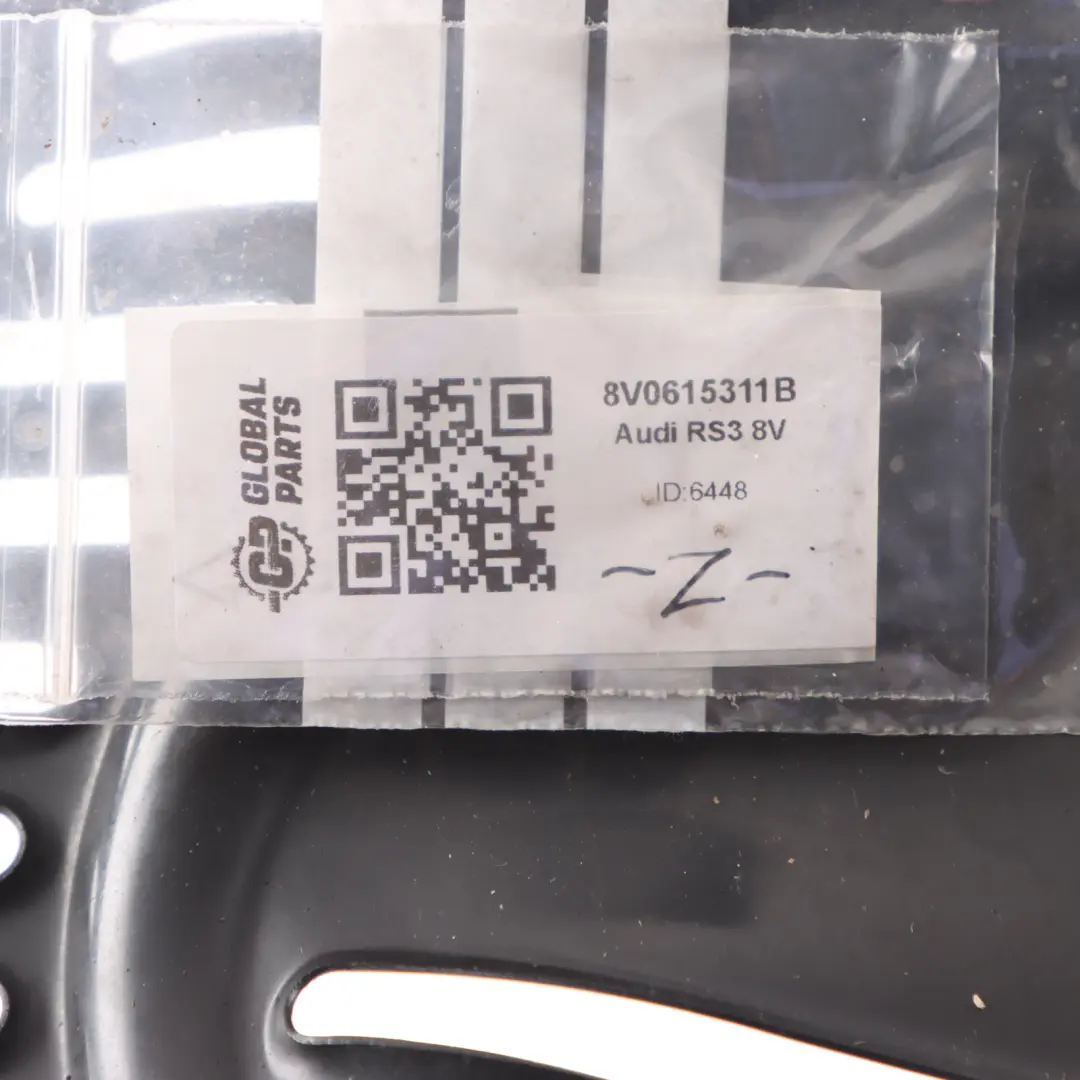 Audi RS3 8V Brake Disc Plate Protection Cover Rear Left N/S - SKU 8V0615311B - Part number 8V0615311B