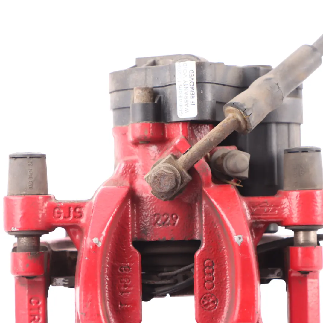 Audi A3 S3 RS3 8V TT Red Brake Caliper Braking Unit Rear Left N/S - SKU 8V0615423A - Part number 8V0615423A