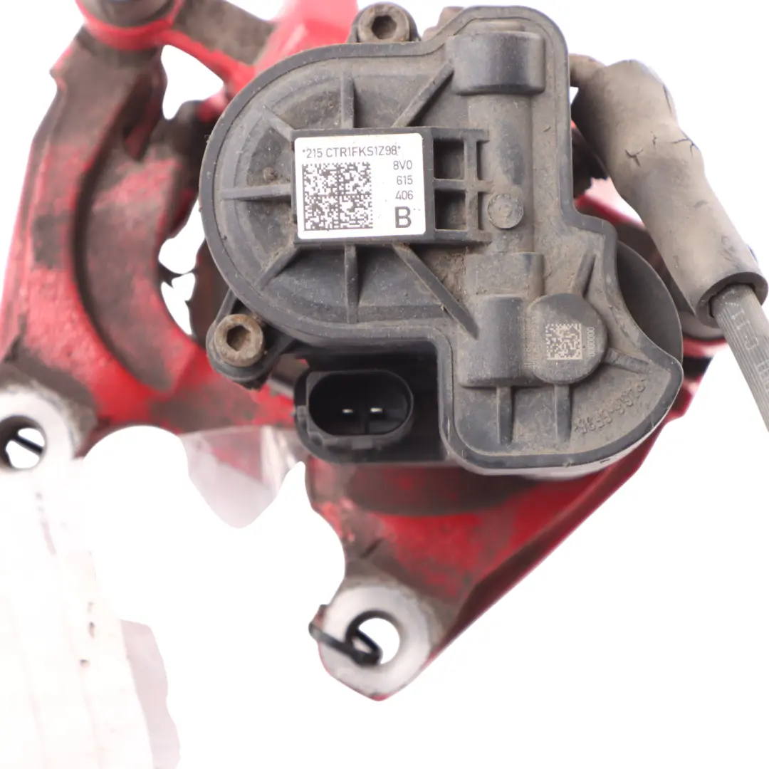 Audi A3 S3 RS3 8V TT Red Brake Caliper Braking Unit Rear Right O/S - SKU 8V0615424A - Part number 8V0615424A