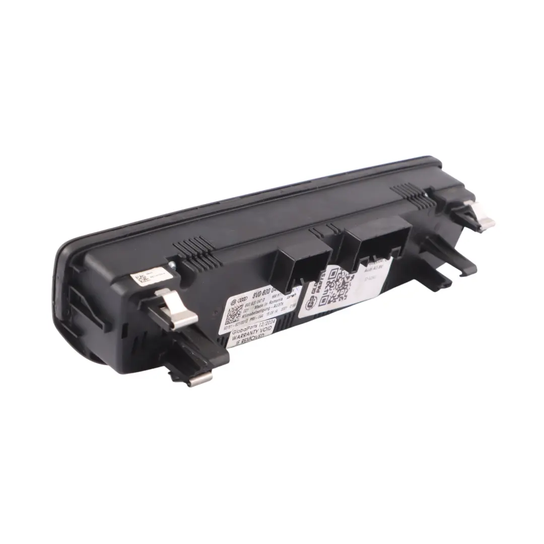  Unidad control climatizador panel aire acondicionado Audi A3 8V - SKU 8V0820047D - Número de pieza 8V0820047D