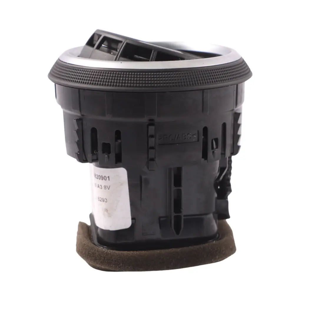 Front Dashboard Air Vent Nozzle Heater Centre Trim Panel A to Audi A3 8V with Part number 8V0820901 Audi A3 8V Front Dashboard Air Vent Nozzle Heater Centre Trim Panel A - SKU 8V0820901 - Part number 8V0820901