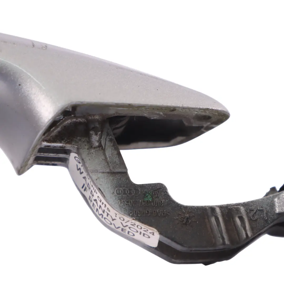 Audi A3 8V Door Handle Exterior Front Rear Left N/S Foil Silver - Z7G - SKU 8V0837205A-FSI - Part number 8V0837205A