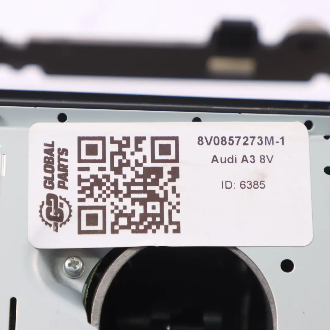 Audi A3 S3 RS3 8V Écran Affichage Navigation Multimédia - SKU 8V0857273M - Numéro de pièce 8V0857273M