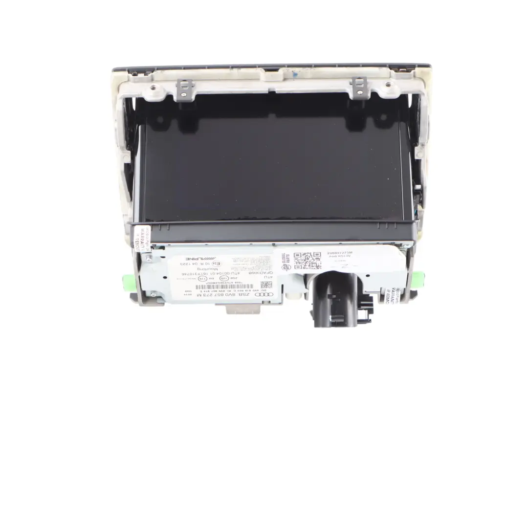 Audi A3 S3 RS3 8V Pantalla Display Navegación Multimedia - SKU 8V0857273M - Número de pieza 8V0857273M