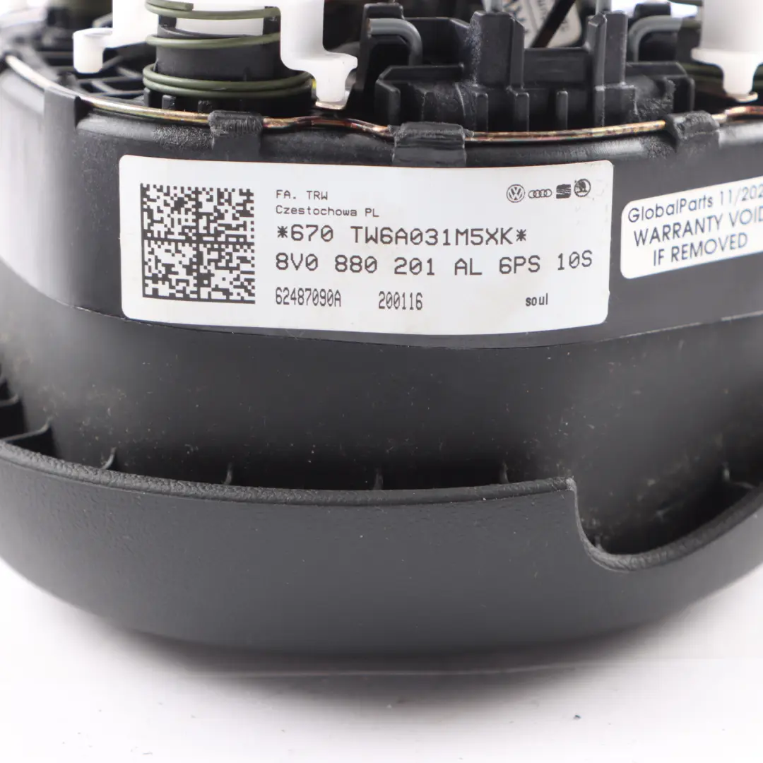 Steering Wheel Driver's Side Air Module to Audi RS3 A3 8V with Part number 8V0880201AL Audi RS3 A3 8V Steering Wheel Driver's Side Air Module - SKU 8V0880201AL - Part number 8V0880201AL