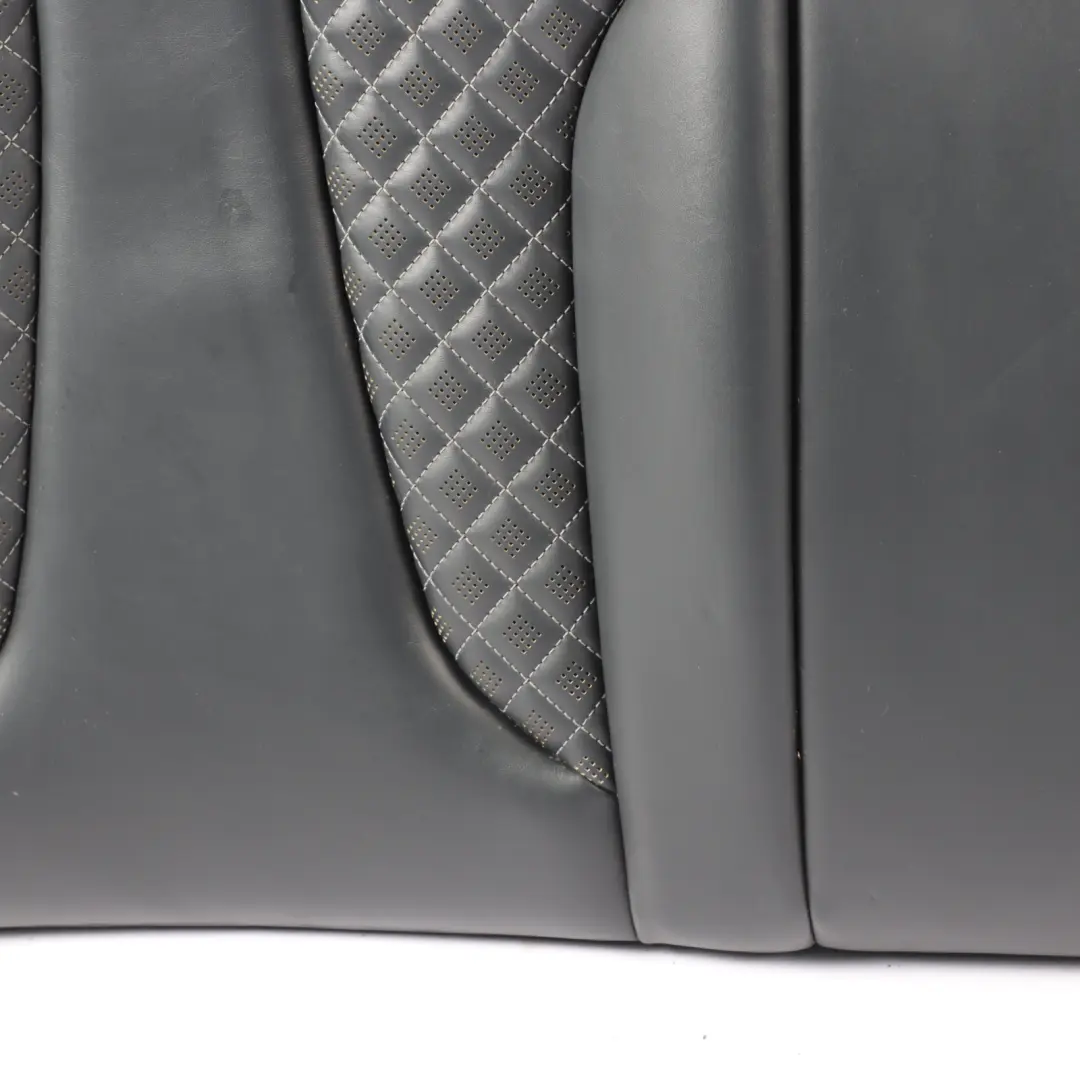 Audi RS3 8V Sportback Rear Seat Backrest Cover Right O/S Leather Black Grey - SKU 8V0885806AH - Part number 8V0885806AH