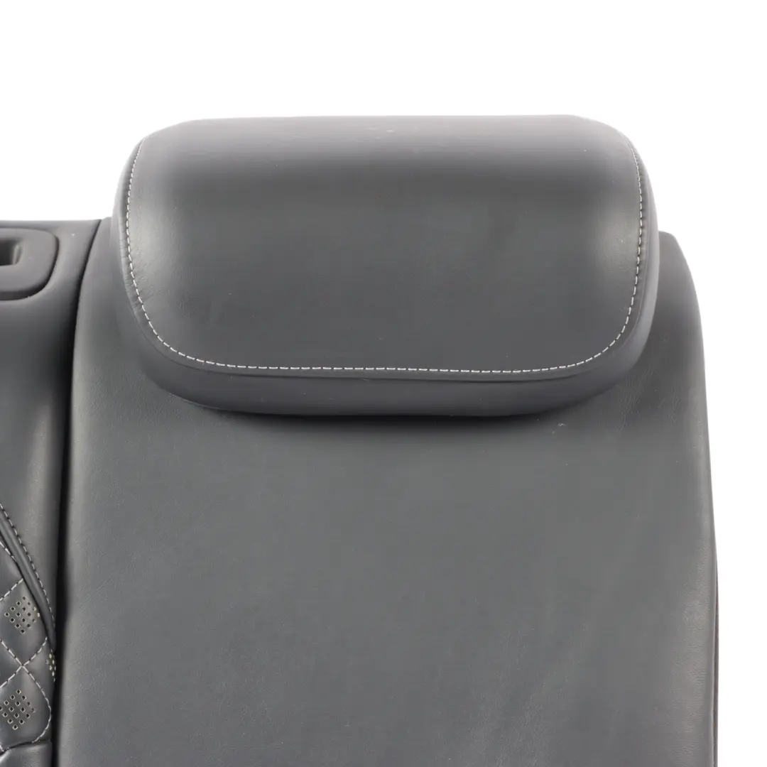 Audi RS3 8V Sportback Rear Seat Backrest Cover Right O/S Leather Black Grey - SKU 8V0885806AH - Part number 8V0885806AH