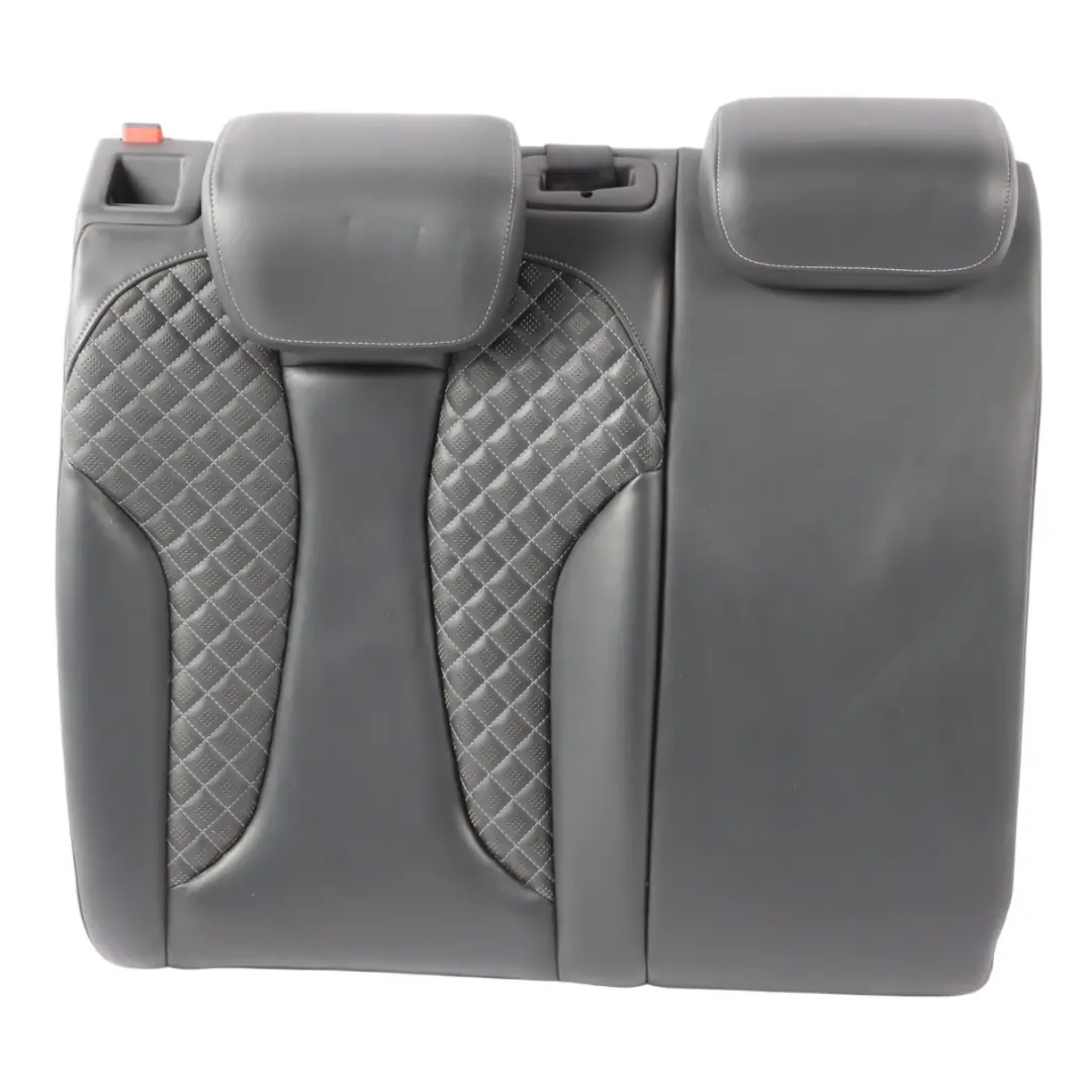 Audi RS3 8V Sportback Rear Seat Backrest Cover Right O/S Leather Black Grey - SKU 8V0885806AH - Part number 8V0885806AH