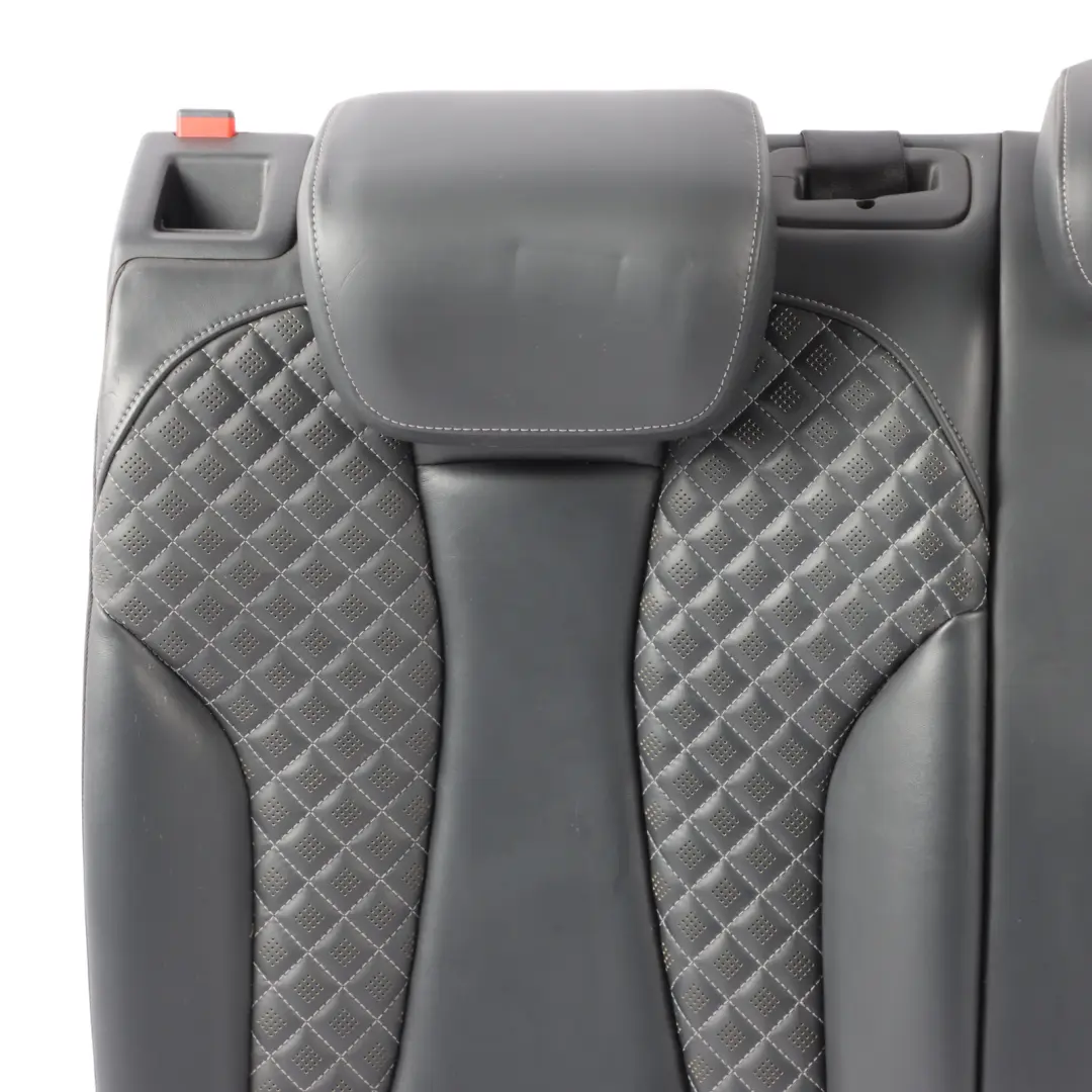 Sportback Rear Seat Backrest Cover Right O/S Leather Black Grey to Audi RS3 8V with Part number 8V0885806AH Audi RS3 8V Sportback Rear Seat Backrest Cover Right O/S Leather Black Grey - SKU 8V0885806AH - Part number 8V0885806AH