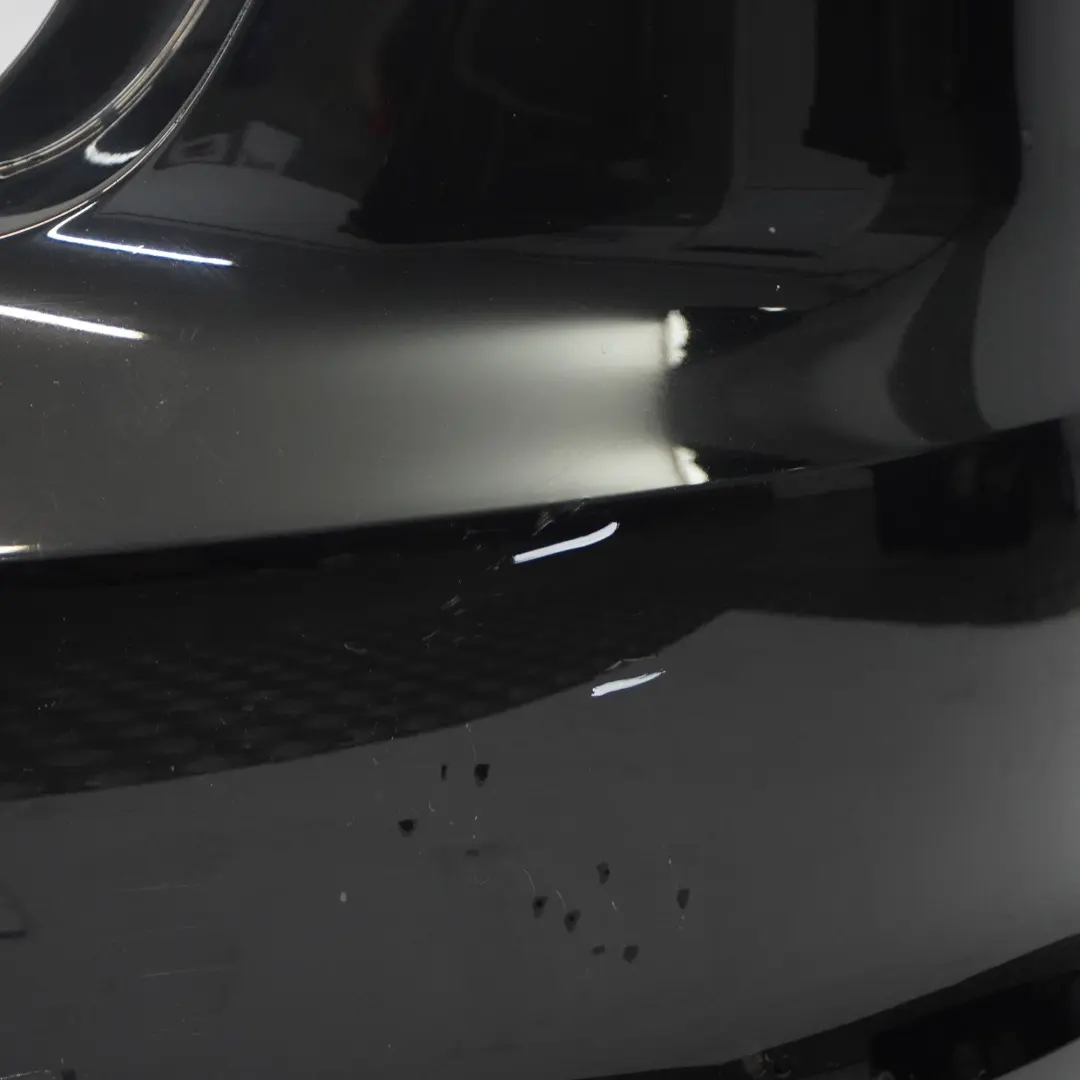 Audi A3 8V Rear Bumper Trim Panel Covering Brilliant Black Metallic - Y9B - SKU 8V4807067-BBL - Part number 8V4807067