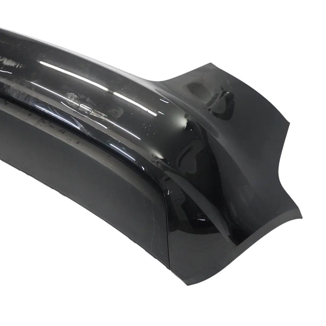 Audi A3 8V Rear Bumper Trim Panel Covering Brilliant Black Metallic - Y9B - SKU 8V4807067-BBL - Part number 8V4807067