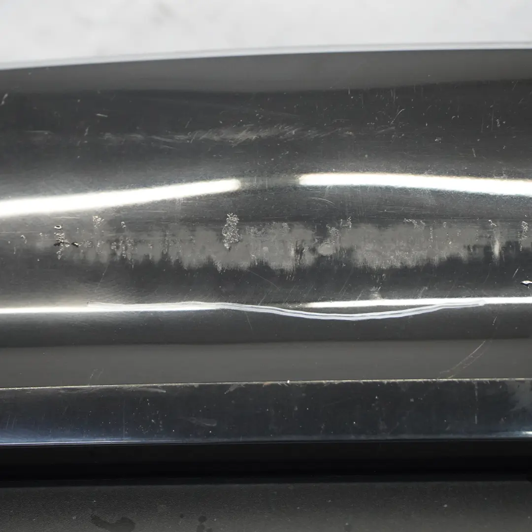 Audi A3 8V Rear Bumper Trim Panel Covering Brilliant Black Metallic - Y9B - SKU 8V4807067-BBL - Part number 8V4807067