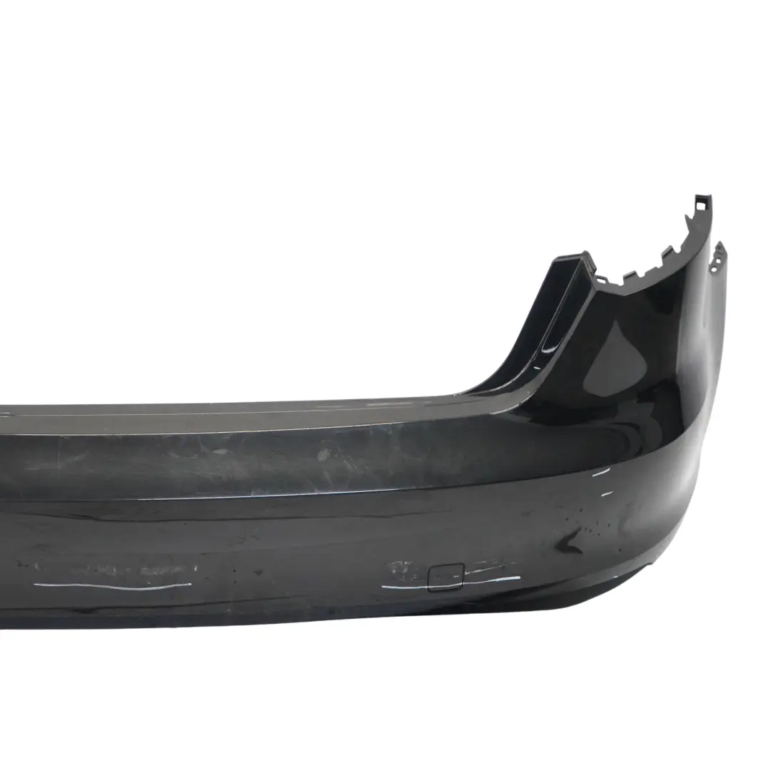 Audi A3 8V Rear Bumper Trim Panel Covering Brilliant Black Metallic - Y9B - SKU 8V4807067-BBL - Part number 8V4807067