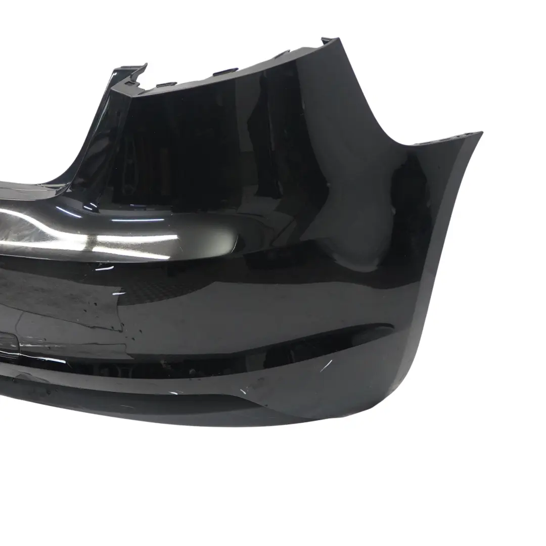 Audi A3 8V Rear Bumper Trim Panel Covering Brilliant Black Metallic - Y9B - SKU 8V4807067-BBL - Part number 8V4807067