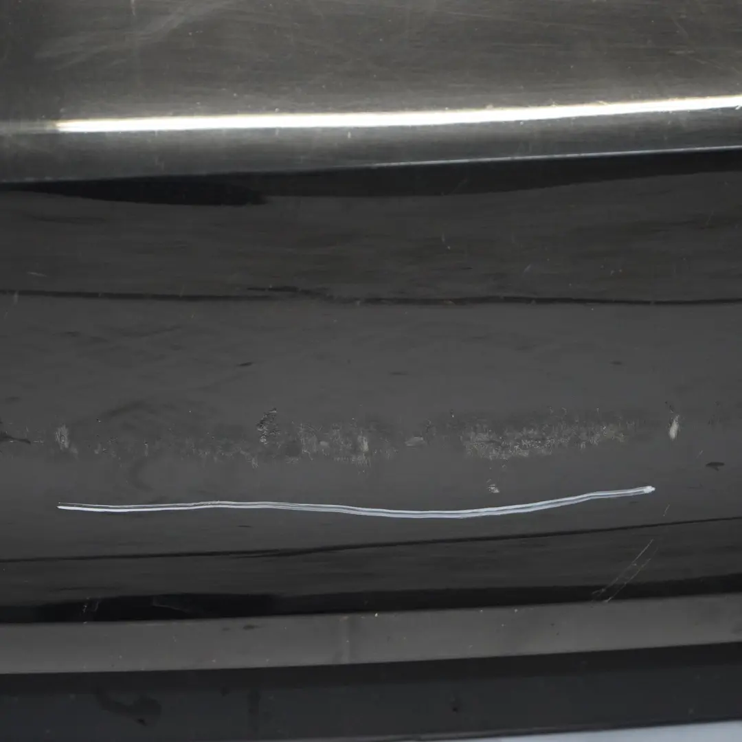 Bumper Trim Panel Covering Brilliant Black Metallic - Y9B to Audi A3 8V Rear with Part number 8V4807067 Audi A3 8V Rear Bumper Trim Panel Covering Brilliant Black Metallic - Y9B - SKU 8V4807067-BBL - Part number 8V4807067