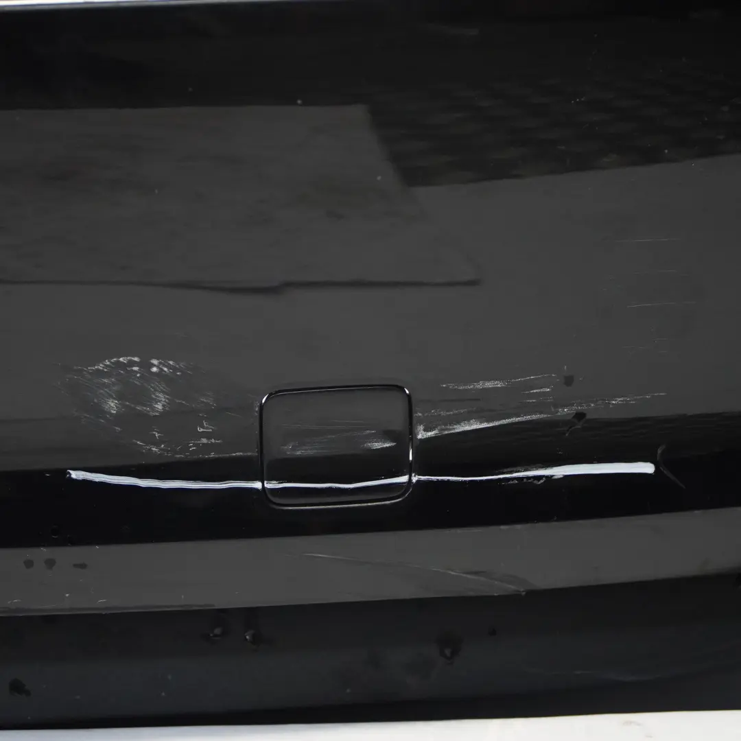 Bumper Trim Panel Covering Brilliant Black Metallic - Y9B to Audi A3 8V Rear with Part number 8V4807067 Audi A3 8V Rear Bumper Trim Panel Covering Brilliant Black Metallic - Y9B - SKU 8V4807067-BBL - Part number 8V4807067