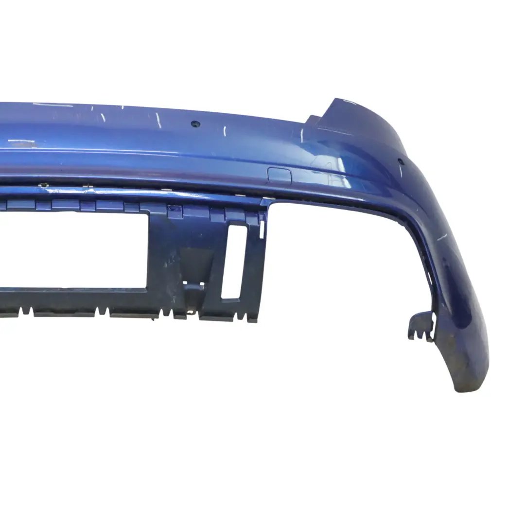 Bumper Trim Panel Covering Sepang Blue Pearl - Y5Q to Audi RS3 8V Rear with Part number 8V4807067J Audi RS3 8V Rear Bumper Trim Panel Covering Sepang Blue Pearl - Y5Q - SKU 8V4807067J-SEB - Part number 8V4807067J