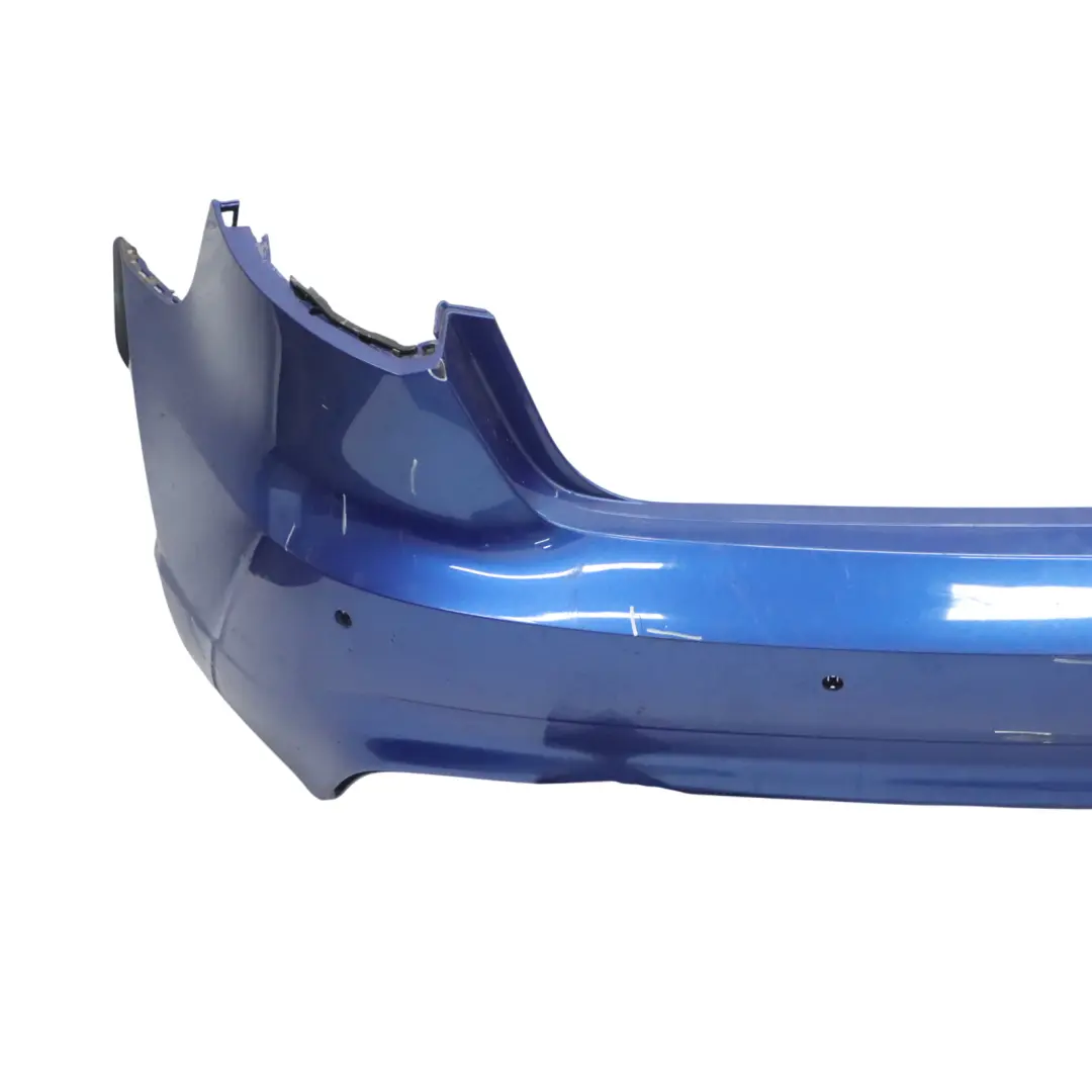Bumper Trim Panel Covering Sepang Blue Pearl - Y5Q to Audi RS3 8V Rear with Part number 8V4807067J Audi RS3 8V Rear Bumper Trim Panel Covering Sepang Blue Pearl - Y5Q - SKU 8V4807067J-SEB - Part number 8V4807067J