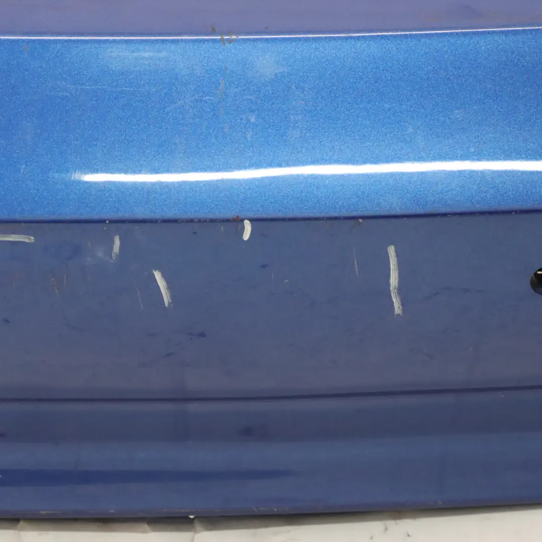 Bumper Trim Panel Covering Sepang Blue Pearl - Y5Q to Audi RS3 8V Rear with Part number 8V4807067J Audi RS3 8V Rear Bumper Trim Panel Covering Sepang Blue Pearl - Y5Q - SKU 8V4807067J-SEB - Part number 8V4807067J