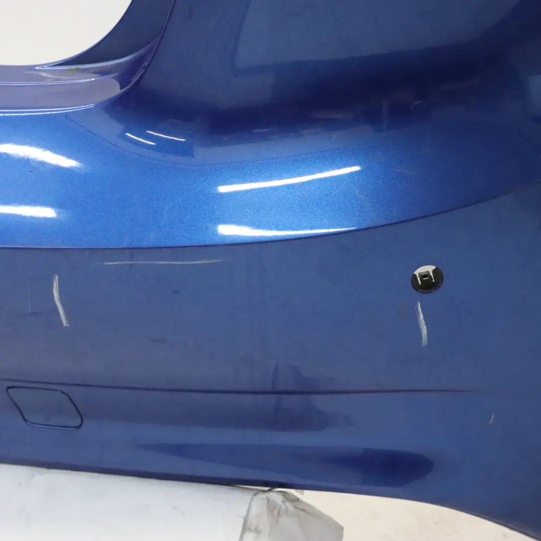 Bumper Trim Panel Covering Sepang Blue Pearl - Y5Q to Audi RS3 8V Rear with Part number 8V4807067J Audi RS3 8V Rear Bumper Trim Panel Covering Sepang Blue Pearl - Y5Q - SKU 8V4807067J-SEB - Part number 8V4807067J