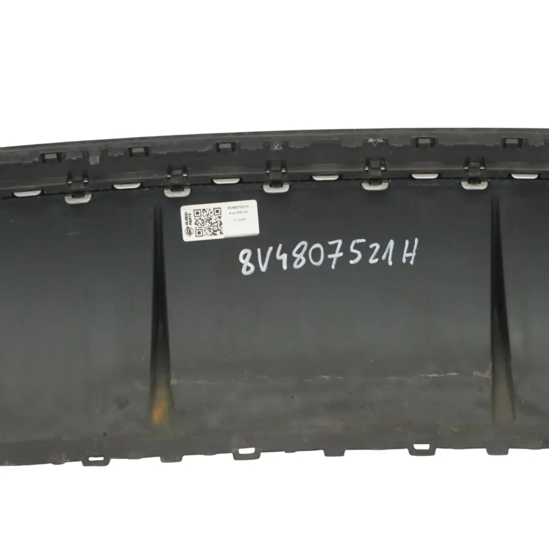 Audi RS3 8V Stoßstange Spoiler hinten unten Diffusor Verkleidung - SKU 8V4807521H - Teilenummer 8V4807521H