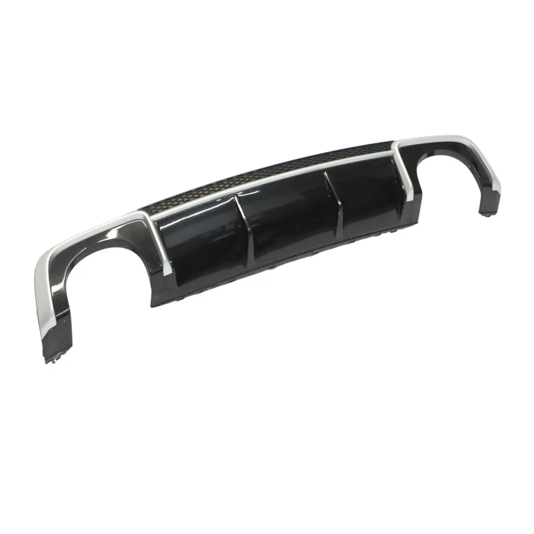 Bumper Spoiler Rear Lower Diffuser Trim Covering to Audi RS3 8V with Part number 8V4807521H Audi RS3 8V Bumper Spoiler Rear Lower Diffuser Trim Covering - SKU 8V4807521H - Part number 8V4807521H