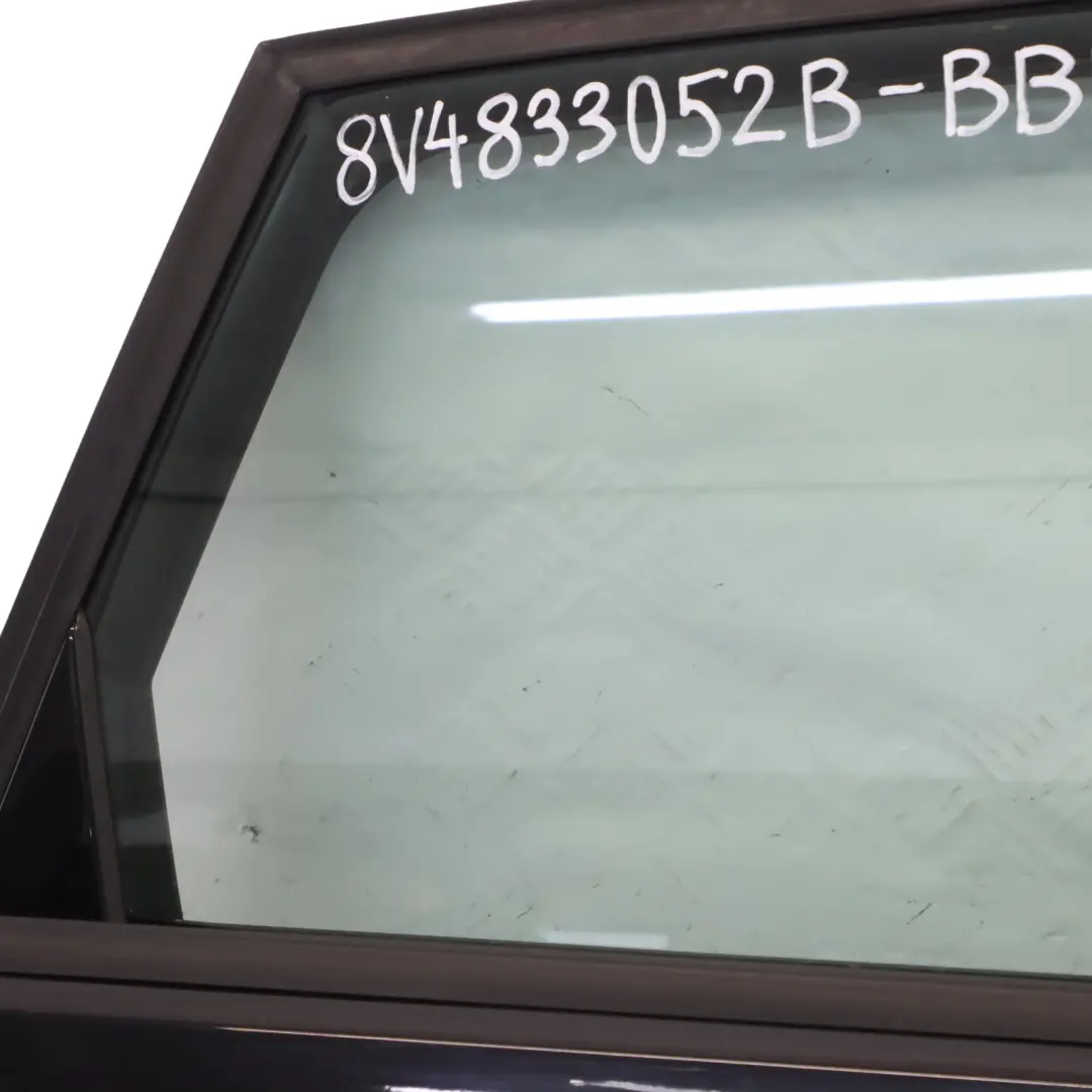 Door Rear Right O/S Brilliant Black Metallic - Y9B to Audi A3 8V Hatchback with Part number 8V4833052B-BBL Audi A3 8V Hatchback Door Rear Right O/S Brilliant Black Metallic - Y9B - SKU 8V4833052B-BBL - Part number 8V4833052B-BBL