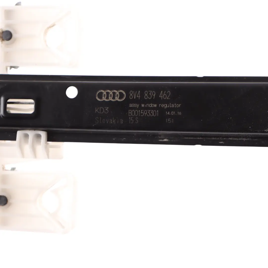 Audi A3 8V Window Lifter Regulator Mechanism Rear Right O/S - SKU 8V4839462 - Part number 8V4839462