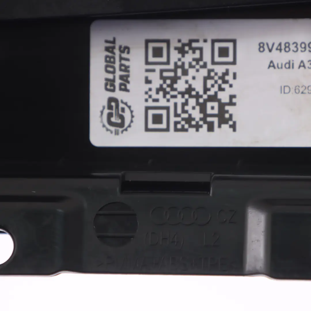 Audi A3 8V 5dr Rear Door B Pillar Column Outer Cover Black Gloss Left N/S - SKU 8V4839901B - Part number 8V4839901B