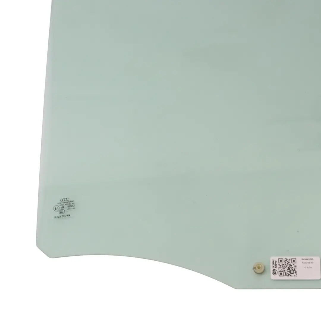 Cristal Trasero Izquierdo Puerta Lado Verde AS2 para Audi A3 8V con número de pieza 8V4845205 Audi A3 8V Cristal Trasero Izquierdo Puerta Lado Verde AS2 - SKU 8V4845205 - Número de pieza 8V4845205