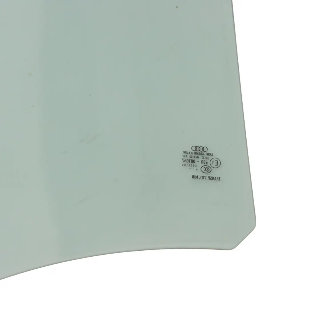Audi A3 8V Window Glass Rear Left N/S Door Side Green AS2 - SKU 8V4845205 - Part number 8V4845205