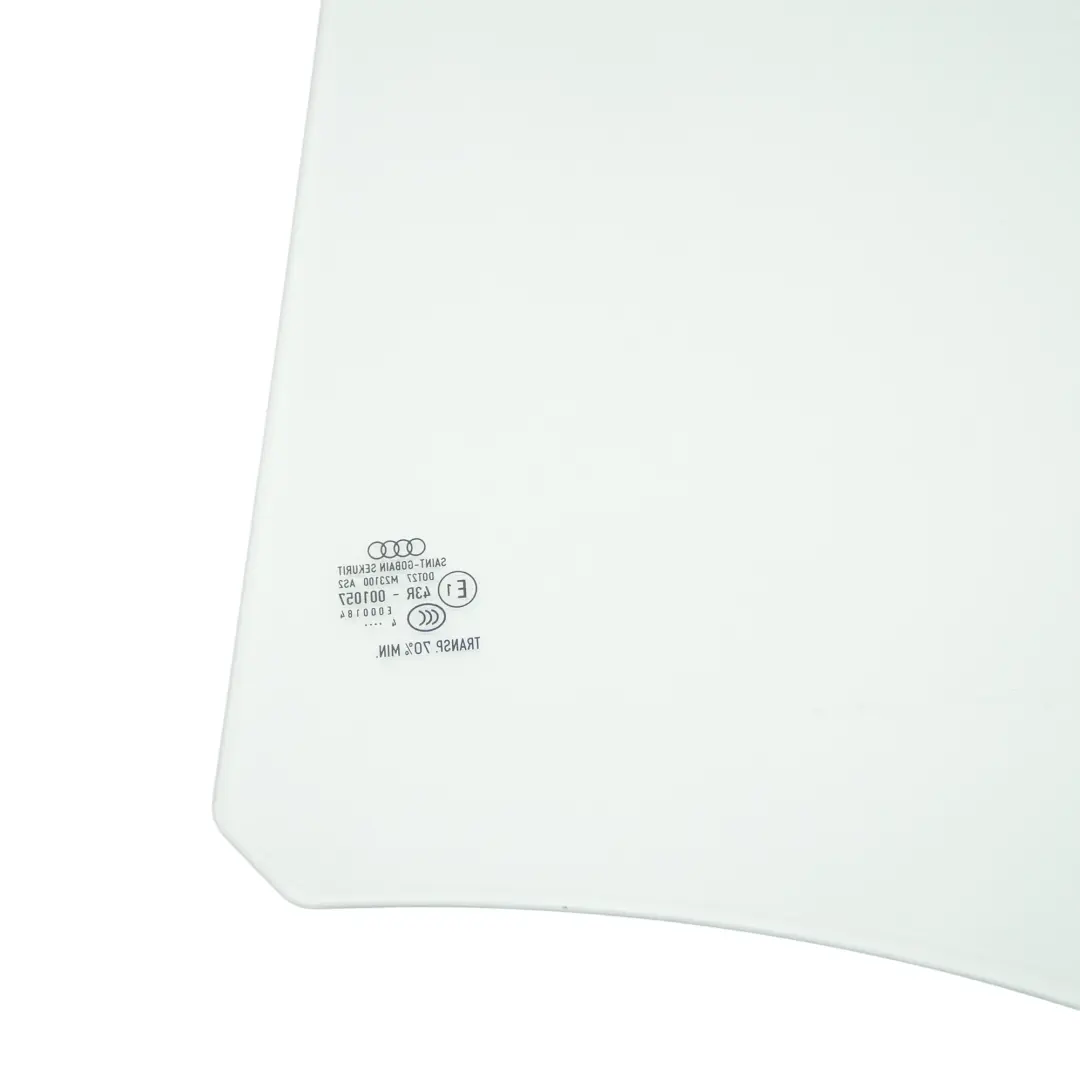 Audi A3 8V Sportback 5dr Glass Window Rear Door Right O/S AS2 - SKU 8V4845206 - Part number 8V4845206