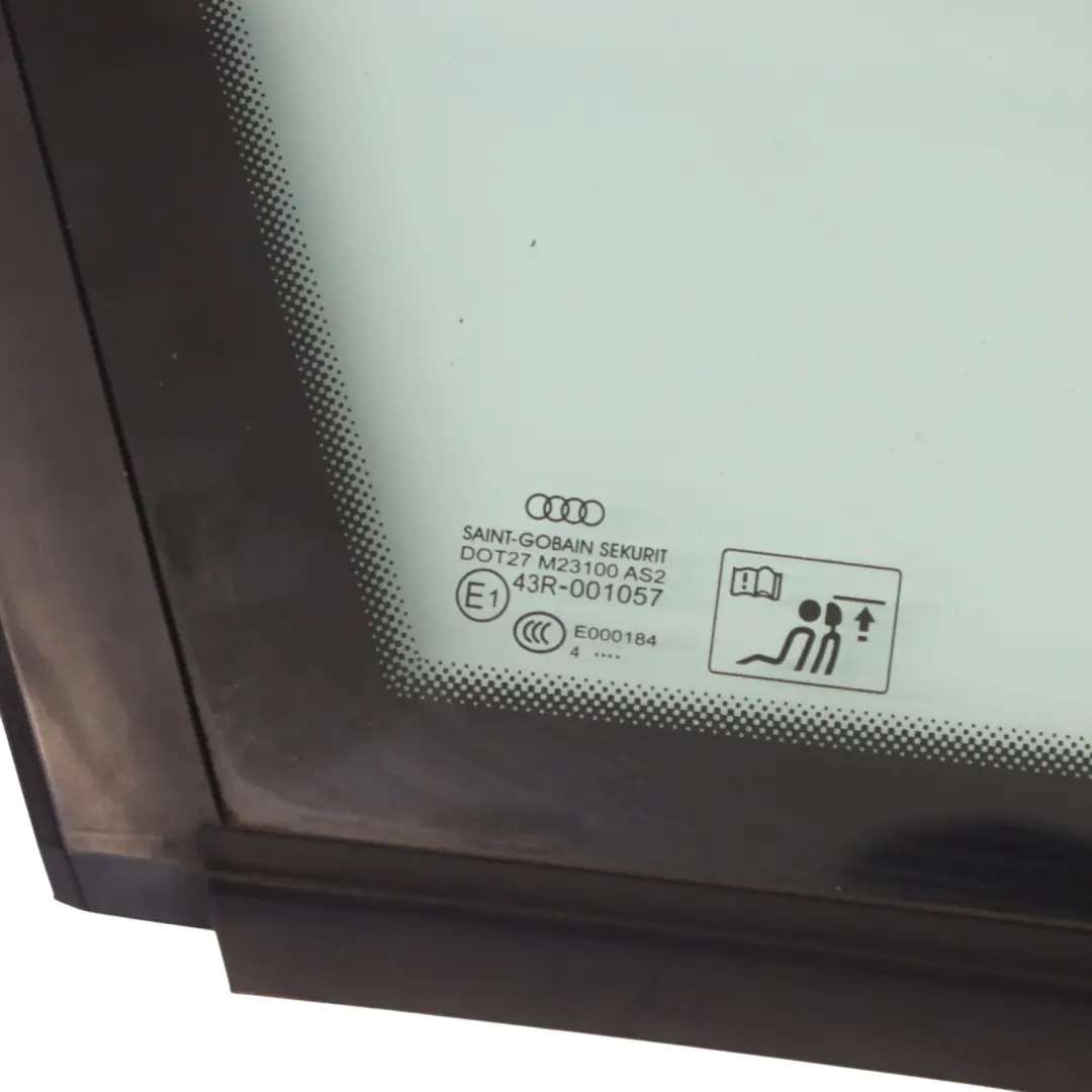 Audi A3 8V Fenster Scheibe Hinter Tür Links Viertel Grün AS2 - SKU 8V4845299 - Teilenummer 8V4845299